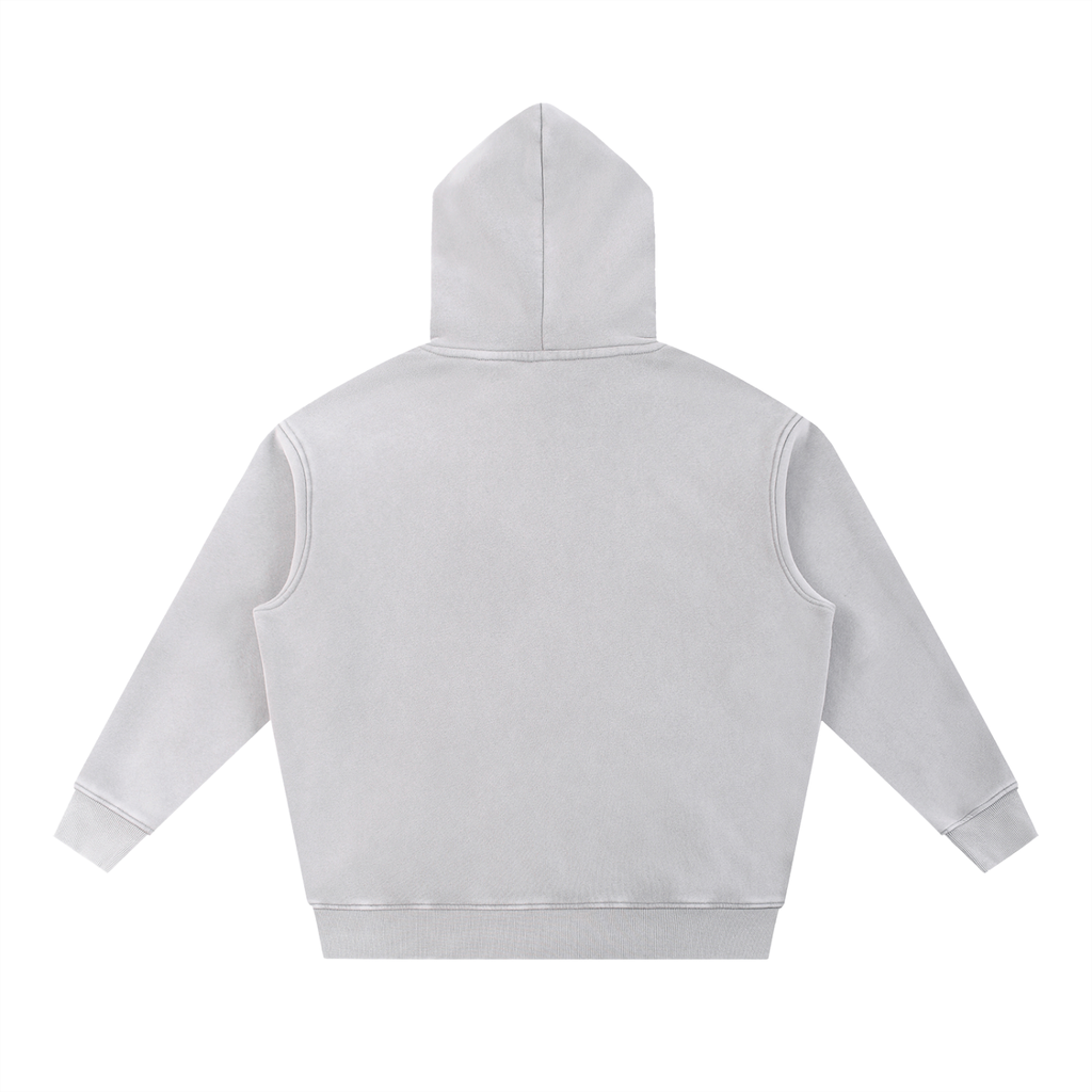 Snow Wash Fleece Oversize Hoodie