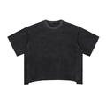 Raw Edge Snow Washed Boxy T-Shirt