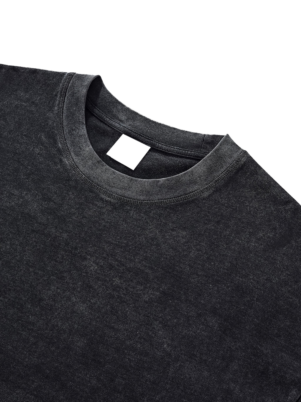 Raw Edge Snow Washed Boxy T-Shirt