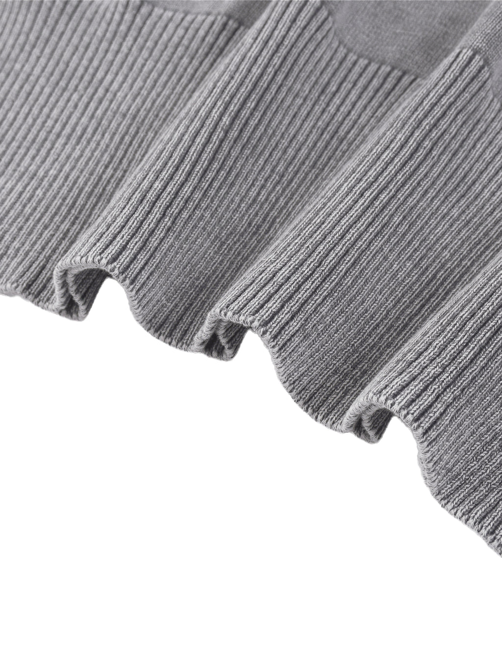 Mineral Wash Balloon Sleeve Cropped Sweater