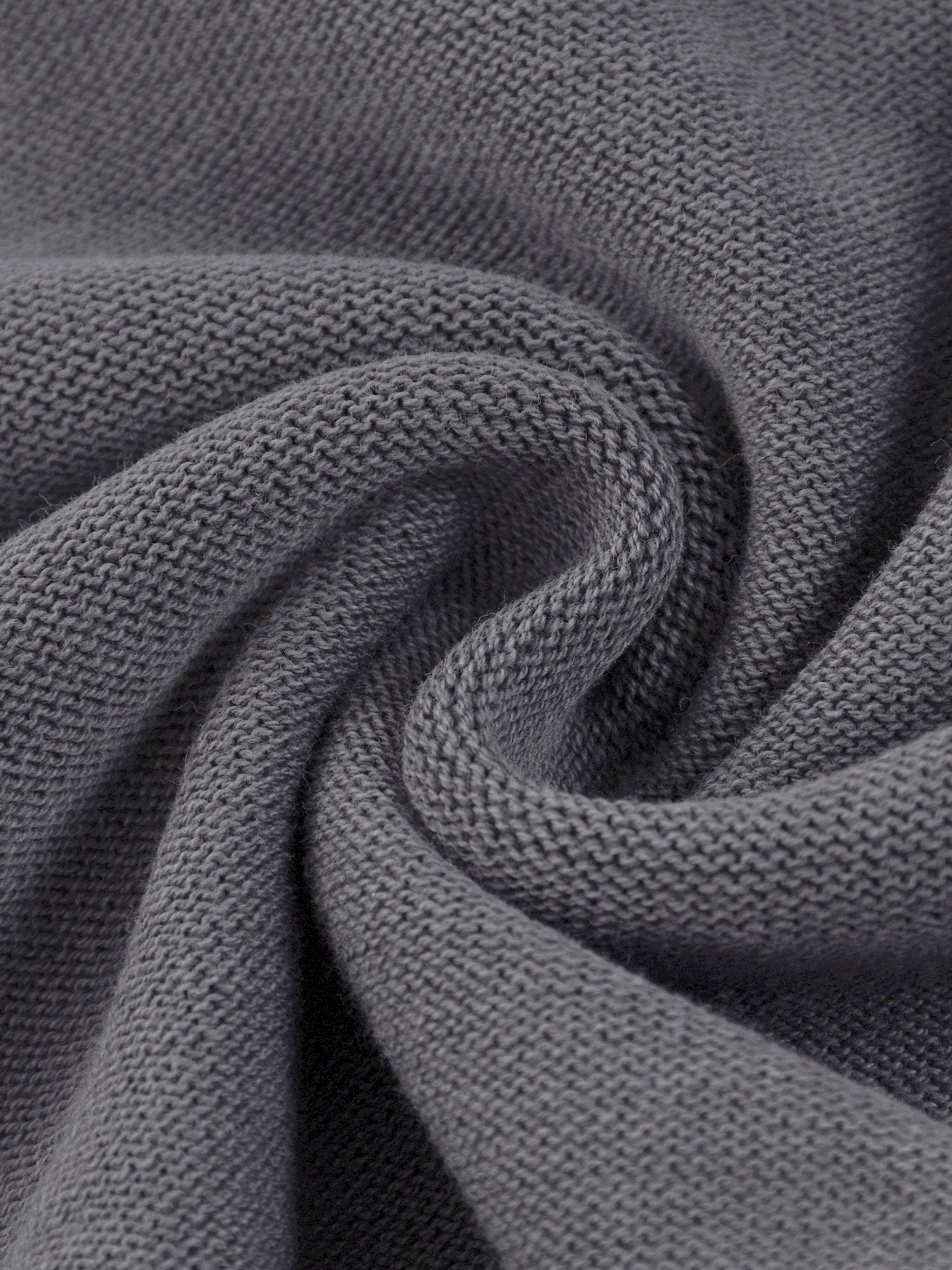 Mineral Wash Balloon Sleeve Cropped Sweater